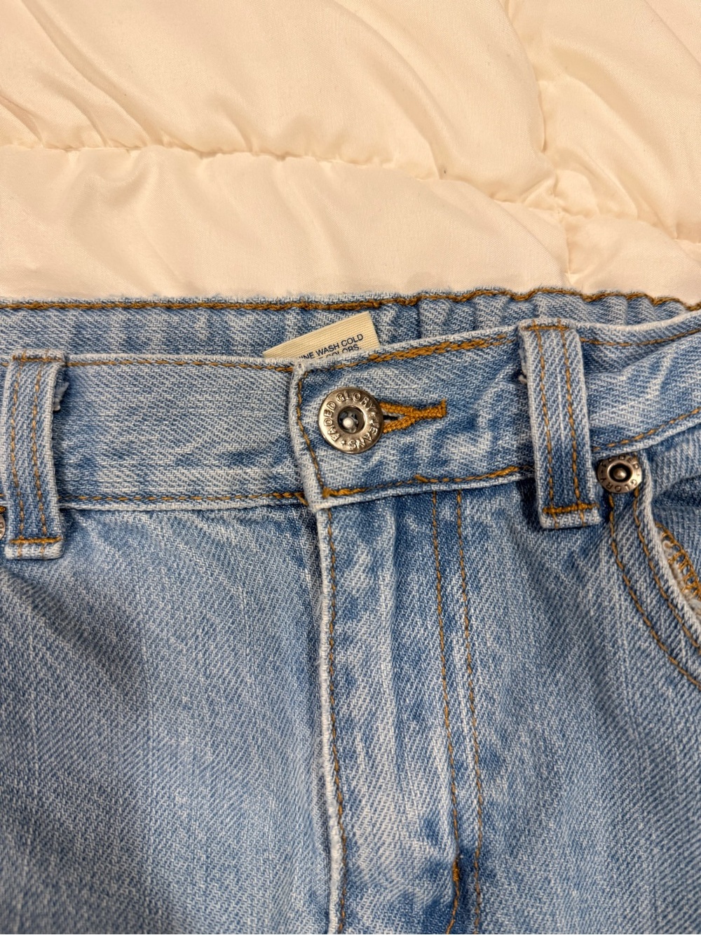 Faded Glory Light Blue Straight-Leg Women's Jeans - Picture 10 of 12